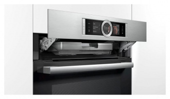 Духовой шкаф Электрический Bosch Serie 8 HSG636ES1 нержавеющая сталь от магазина РЭССИ