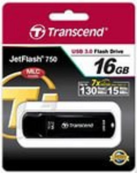 Флеш Диск Transcend 16Gb Jetflash 750 TS16GJF750K USB3.0 черный от магазина РЭССИ
