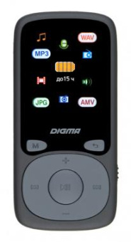Плеер Hi-Fi Flash Digma B4 8Gb черный/1.8"/FM/microSDHC от магазина РЭССИ