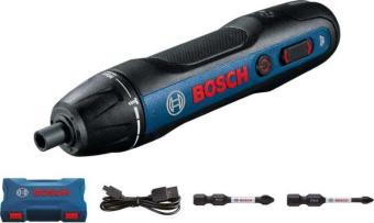 Отвертка аккум. Bosch GO 2 аккум. патрон:держатель бит 1/4" (кейс в комплекте) (06019H2100) от магазина РЭССИ