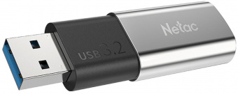 Флеш Диск Netac 512GB US2 NT03US2N-512G-32SL USB3.1 черный/серебристый от магазина РЭССИ