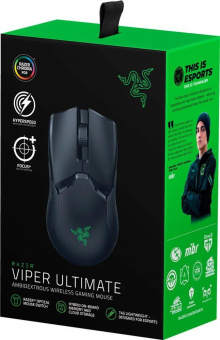 Мышь Razer Viper Ultimate черный оптическая (20000dpi) беспроводная USB (4but) от магазина РЭССИ