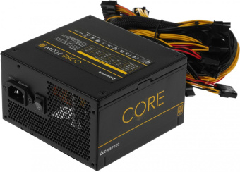Блок питания Chieftec ATX 700W CORE BBS-700S-Bulk 80+ gold 24pin APFC 120mm fan 6xSATA от магазина РЭССИ