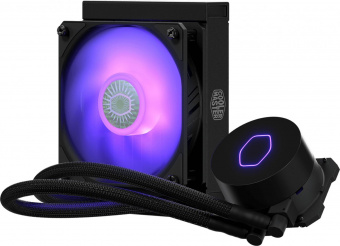 Система водяного охлаждения Cooler Master ML120L V2 RGB Soc-AM4/1151/1200/2066 4-pin 8-27dB Al 180W 1238gr LED Ret от магазина РЭССИ