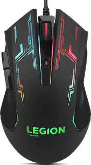 Мышь Lenovo Legion M200 RGB черный оптическая (2400dpi) USB для ноутбука (5but) от магазина РЭССИ