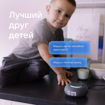 Умная колонка VK Капсула Мини Маруся т.серый 5W 1.0 BT 10м (MRC02BK) от магазина РЭССИ