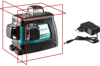 Лазерный нивелир KRAFTOOL LL-3D-2 360 градусов 34640-2 от магазина РЭССИ