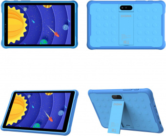 Планшет Digma Kids 8260C T310 (1.8) 4C RAM4Gb ROM64Gb 8" IPS 1280x800 3G 4G Android 12 синий 2Mpix 2Mpix BT GPS WiFi Touch microSD 128Gb 4000mAh от магазина РЭССИ