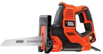 Сабельная пила Black+Decker RS890K-QS 500Вт 5500ход/мин от магазина РЭССИ