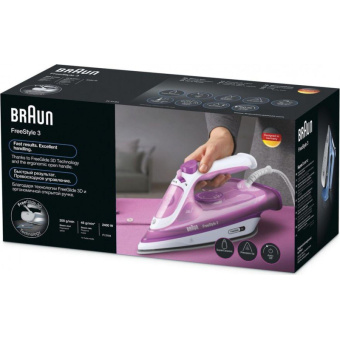 Паровой утюг Braun FreeStyle 3 FI3124PU 0127408001 от магазина РЭССИ