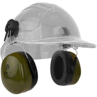 Противошумные наушники с разъемом на каску Jeta Safety Clamor Max 32 дБ оливковый JEM-621C от магазина РЭССИ
