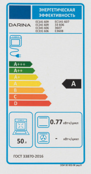 Плита Электрическая Darina 1D EC 141 607 W белый/черный стеклокерамика (без крышки) от магазина РЭССИ