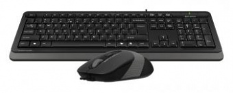 Клавиатура + мышь A4Tech Fstyler F1010 клав:черный/серый мышь:черный/серый USB Multimedia (F1010 GREY) от магазина РЭССИ