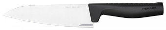 Нож кухонный Fiskars Hard Edge (1051748) стальной разделочный лезв.172мм прямая заточка черный европодвес от магазина РЭССИ
