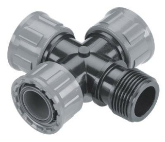 Крестовина Gardena PRO Д.вх.1" Д.вых.1" (в компл.:5 предметовпред.) (02750-20.000.00) от магазина РЭССИ