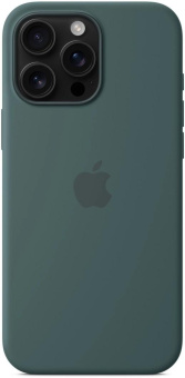 Чехол (клип-кейс) Apple для Apple iPhone 16 Pro Max Silicone Case with MagSafe зеленый Lake Green (MA7V4ZM/A) от магазина РЭССИ