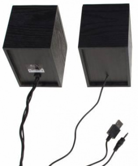 Колонки Оклик OK-160 2.0 черный 6Вт от магазина РЭССИ