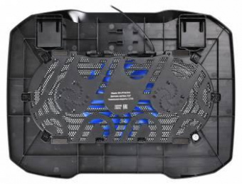 Подставка для ноутбука Buro BU-LCP156-B114 15.6"357x265x33мм 1xUSB 1x 140ммFAN 345г металлическая сетка/пластик черный от магазина РЭССИ