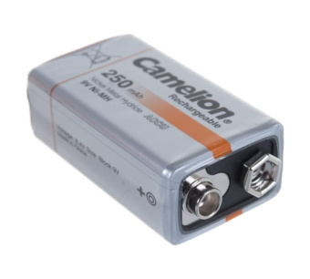 Аккумулятор Крона Camelion 9V NiMh 250 mAh от магазина РЭССИ