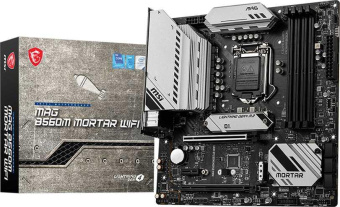Материнская плата MSI MAG B560M MORTAR WIFI Soc-1200 Intel B560 4xDDR4 mATX AC`97 8ch(7.1) 2.5Gg+HDMI+DP от магазина РЭССИ
