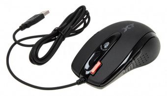Мышь A4Tech X-718BK черный оптическая (3000dpi) USB (6but) от магазина РЭССИ