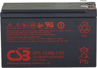 Батарея для ИБП CSB UPS 12360 7 12В 7.5Ач от магазина РЭССИ