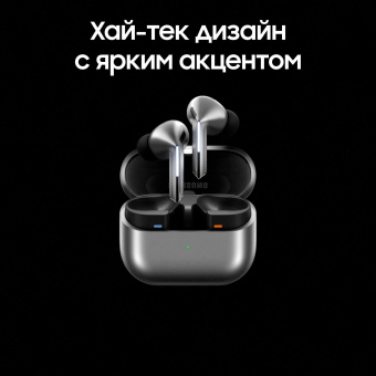 Гарнитура внутриканальные Samsung Galaxy Buds 3 Pro серебристый беспроводные bluetooth в ушной раковине (SM-R630NZAACIS) от магазина РЭССИ
