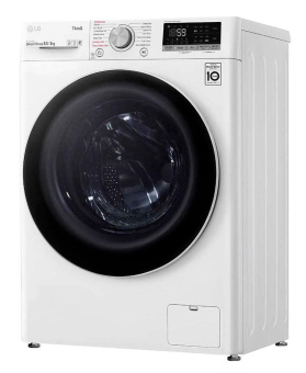 Стиральная машина LG F2DV5S8S0 пан.англ. класс: E загр.фронтальная макс.:8.5кг (с сушкой) белый от магазина РЭССИ
