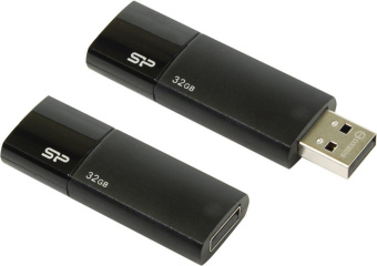 Флеш Диск Silicon Power 32Gb Ultima U05 SP032GBUF2U05V1K USB2.0 черный от магазина РЭССИ