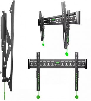 Кронштейн для телевизора Onkron TM6 черный 43"-85" макс.68кг настенный наклон от магазина РЭССИ