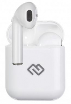 Гарнитура вкладыши Digma TWS-10 белый беспроводные bluetooth в ушной раковине (I9SW) от магазина РЭССИ