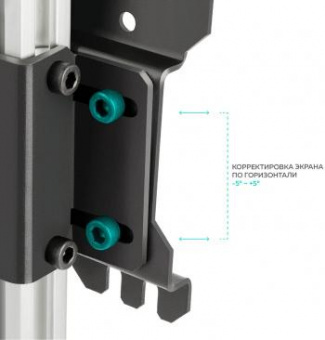 Кронштейн для телевизора Onkron CR1S черный 10"-40" макс.30кг потолочный поворот и наклон от магазина РЭССИ