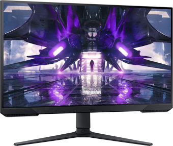 Монитор Samsung 27" Odyssey G3 S27AG320NI черный VA LED 1ms 16:9 HDMI полуматовая HAS Piv 250cd 178гр/178гр 1920x1080 165Hz FreeSync Premium DP WQ 4.8кг от магазина РЭССИ