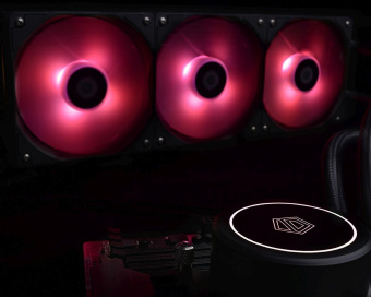 Система водяного охлаждения ID-Cooling Auraflow X 360 Soc-AM5/AM4/1151/1200/2066/1700 4-pin 18-35dB Al+Cu 350W LED Ret от магазина РЭССИ