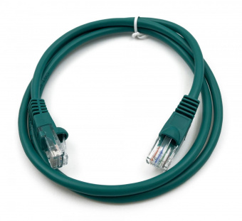 Патч-корд Buro UTP 4 пары cat5E CCA molded 1м зеленый RJ-45 (m)-RJ-45 (m) от магазина РЭССИ