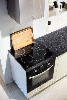 Духовой шкаф Электрический Hyundai HEO 6647 BG черный от магазина РЭССИ