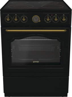 Плита Электрическая Gorenje ECS6250CLB черный стеклокерамика (без крышки) от магазина РЭССИ