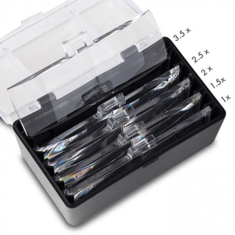 Очки монтажные 5 линз с подсветкой 9892В от магазина РЭССИ