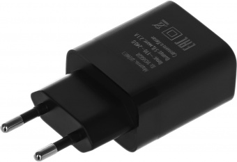 Сетевое зар./устр. Buro BUWE1 10.5W 2.1A 2xUSB универсальное черный (BUWE10S200BK) от магазина РЭССИ