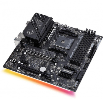 Материнская плата Asrock B550M PG RIPTIDE Soc-AM4 AMD B550 4xDDR4 mATX AC`97 8ch(7.1) 2.5Gg RAID+HDMI+DP от магазина РЭССИ