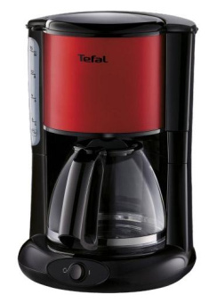 Кофеварка капельная Tefal CM361E38 1200Вт красный от магазина РЭССИ
