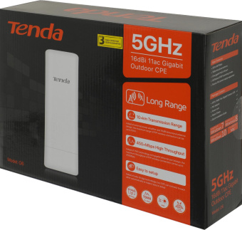 Точка доступа Tenda O6 AC900 Wi-Fi белый от магазина РЭССИ