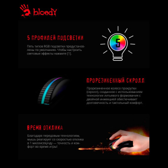Мышь A4Tech Bloody W60 Max белый оптическая (10000dpi) USB (10but) от магазина РЭССИ