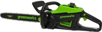Цепная пила Greenworks 2008907UB аккум. 2300Вт 3.40л.с. дл.шины:16" (40cm) 1аккум. 4Ач ЗУ от магазина РЭССИ