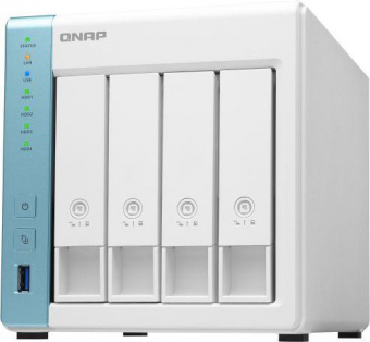 Сетевое хранилище NAS Qnap TS-431K 4-bay настольный Cortex-A15 AL-214 от магазина РЭССИ