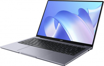 Ноутбук Huawei MateBook 14 KLVL-W76W Ryzen 7 5700U 16Gb SSD512Gb Intel UHD Graphics 14" IPS FHD (1920x1080) Windows 10 Home grey space WiFi BT Cam (53013PBV) от магазина РЭССИ