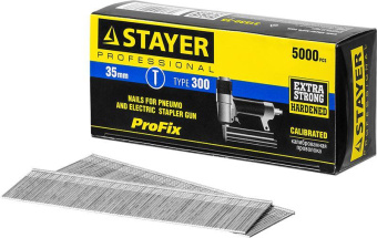 Гвозди особотвердые тип 300 PROFESSIONAL (5000 шт; 35 мм) STAYER 31530-35 от магазина РЭССИ