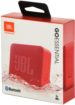 Колонка порт. JBL Go Essential красный 3.2W 1.0 BT 10м 730mAh (JBLGOESRED) от магазина РЭССИ
