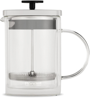 Френч-пресс Rondell Dual RDS-1063 0.8л прозрачный от магазина РЭССИ