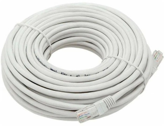 Патч-корд Premier 5-970 UTP 4 пары cat5E solid CCA molded 30м белый RJ-45 (m)-RJ-45 (m) от магазина РЭССИ